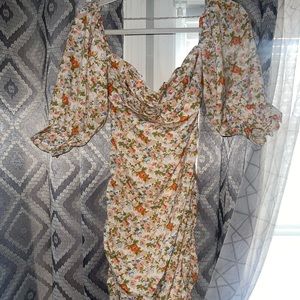 sberto size small off shoulder dress